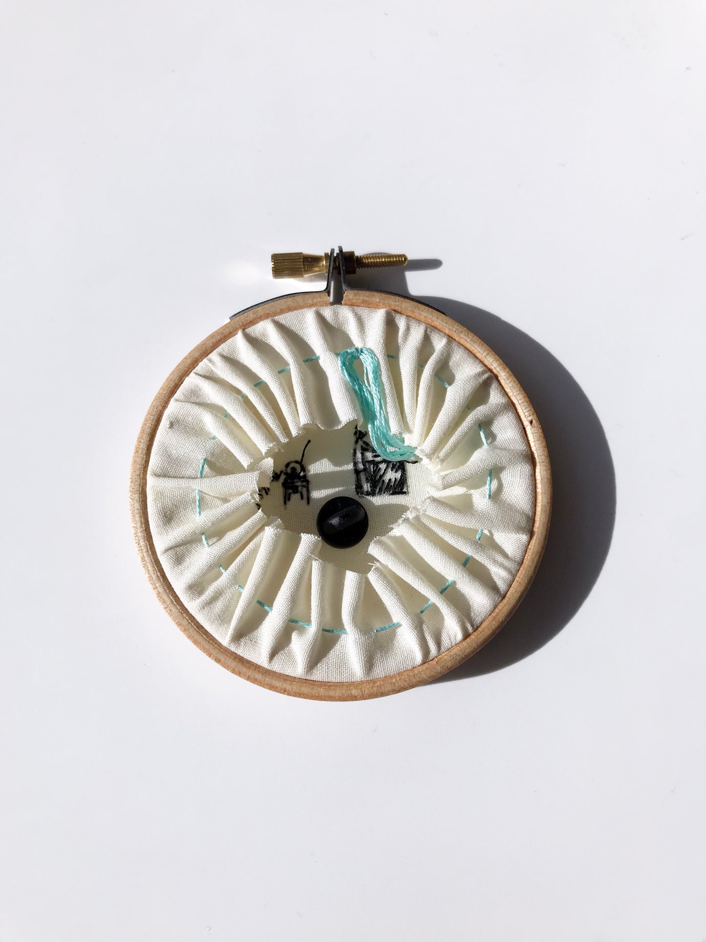 Single Mum Warrior Enamel Pin Hoop Art