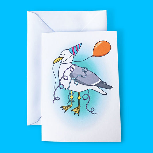 Party Seagull Card